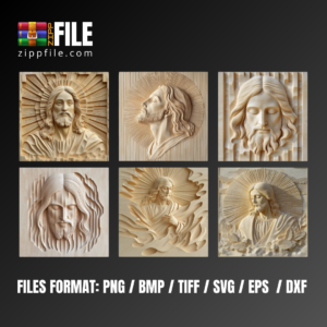 50 Modelos Exclusivos 3D De Jesus – Para CNC e Marcenaria