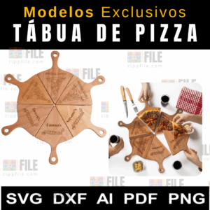 Tábua de Pizza Premium | Arquivos Originais Cod: 903