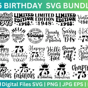 Pack 29 Designs Exclusivos – 75º Aniversário
